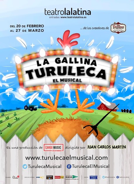 El <a href="/TeatroLaLatina/">Teatro La Latina</a> de Madrid se convierte en la granja de <a href="/TurulecaMusical/">Turuleca El Musical</a>

locosxlosespectaculos.com/teatro
