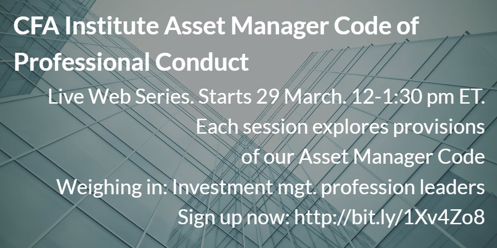 MarketIntegrity's tweet photo. Asset Mgrs: Learn how to use our Code https://t.co/MEg1l8Fkd2 Sessions: 3/29, 4/12, 5/3, 5/24, 6/8 @RCA_Online https://t.co/rPJkwhv7UF