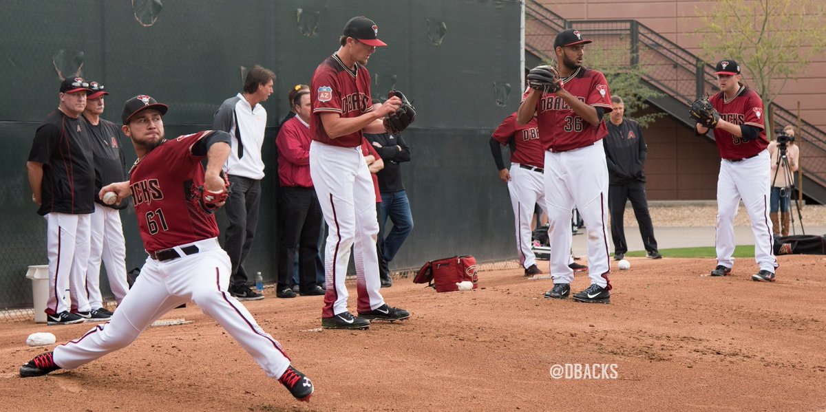 Dbacks's tweet photo. It remains a close competition for the last #Dbacks bullpen spot: https://t.co/QAgTpaxIrZ

#DbacksSpring https://t.co/pTzec0taCz