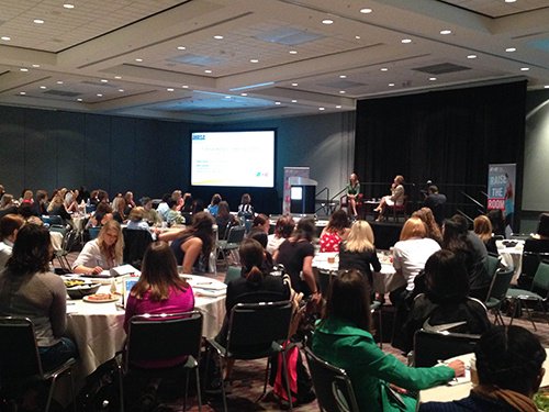 HealthFitAssoc's tweet photo. The crowd at the #IHRSA2016 Women's Leadership Summit. Thanks to @debra_siena, @bethcabrera, and attendees! https://t.co/21B3328fh6