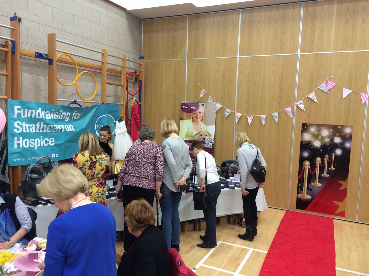 A fabulous fundraising Vintage fundraising day for #stbernadettes #strathcarron