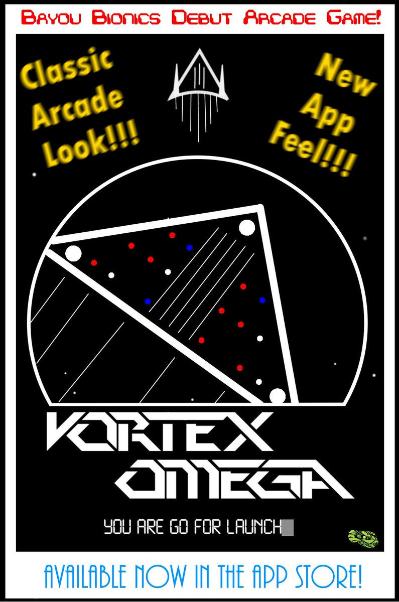Bayou_Bionics's tweet photo. Vortex Omega has launched! @gamedevbrbot #indiedev #gamepromo #gamedev #indiegamelover @games4iphones #ShareTheLove https://t.co/b1pbDZ3feO