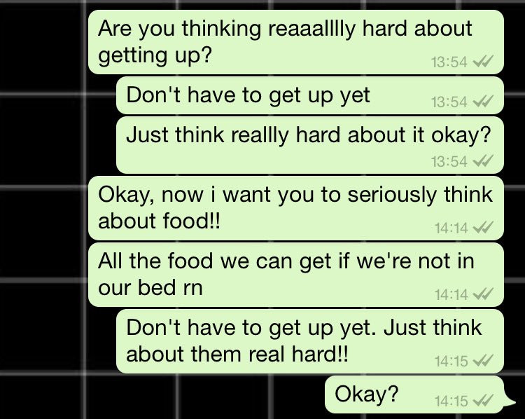 amiralisa's tweet photo. Trying to wake someone up without being too pushy #failmiserably https://t.co/kypYc1rQOc