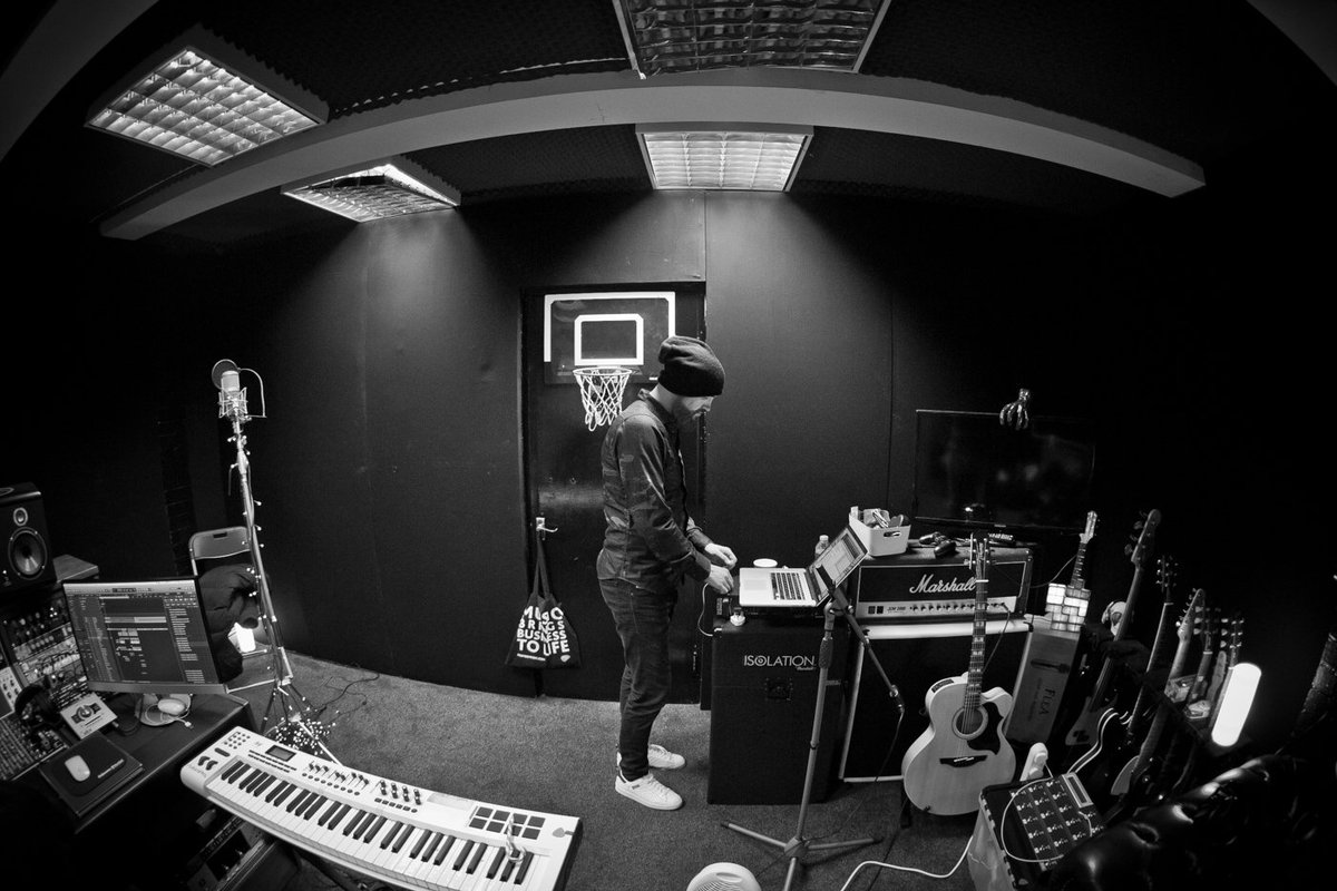 thescript's tweet photo. Mixing some tunes 🎶… Who's excited to hear them? https://t.co/1PAspyEuWR