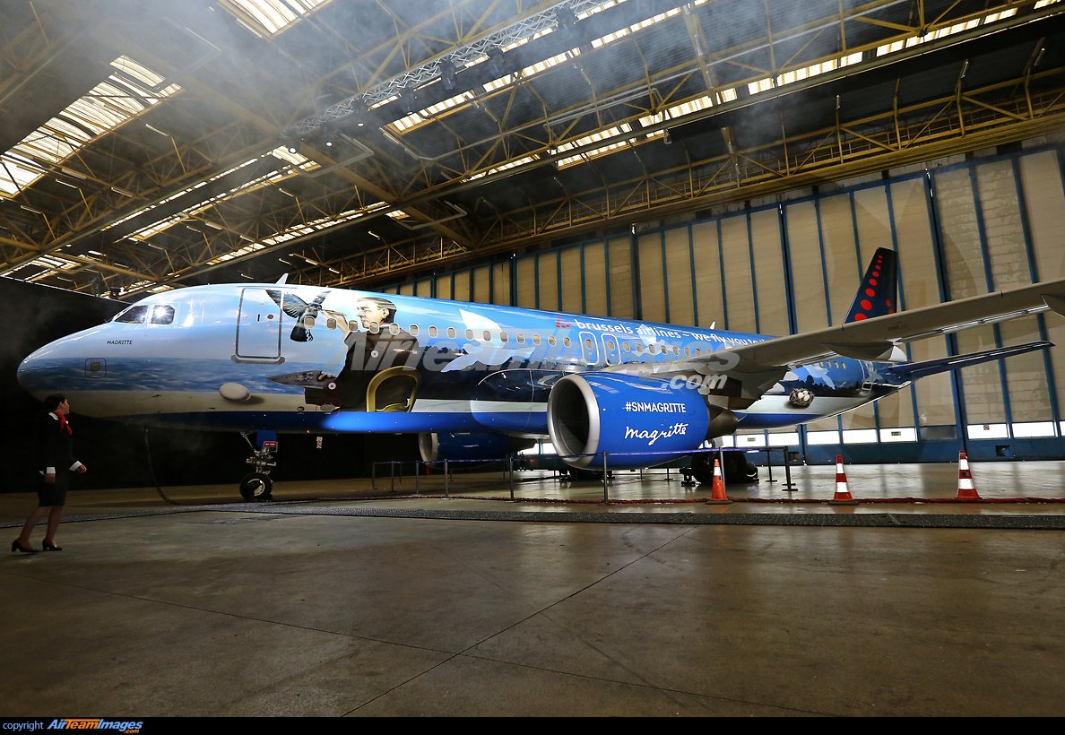 Rudi_Boigelot's tweet photo. Belgium icon #SNMagritte @FlyingBrussels special scheme @Airbus A320 #OOSNC
https://t.co/bRYcTxg5zz https://t.co/1DKU2fX743