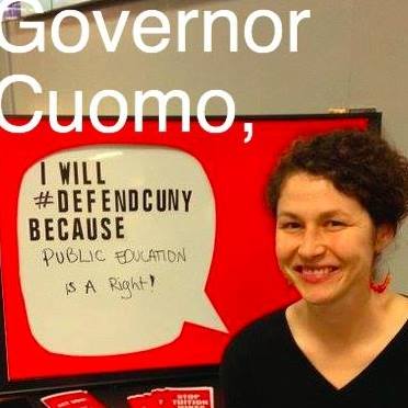 ChapmanRachel's tweet photo. @senatorlavalle @SenatorVenditto @Sueserino4ny #defendCUNY! #CUNY benefits all NYstate, not just NYC! #nomorecuts https://t.co/D1H8aLbI1C