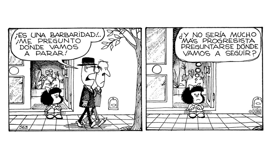 ¿Dónde vamos a parar?