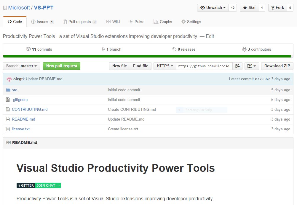 VisualStudio's tweet image. Announcing: We’ve made the Visual Studio Productivity Power Tools open-source on GitHub. spr.ly/6015Bgbbz