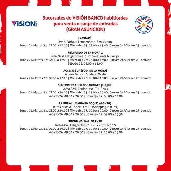 APFOficial's tweet photo. #EliminatoriasRusia2018 ¡Cada vez falta menos para jugar en casa ante Brasil! Compra tus entradas en @VisionBanco 🇵🇾 https://t.co/UBPl1KYVMw