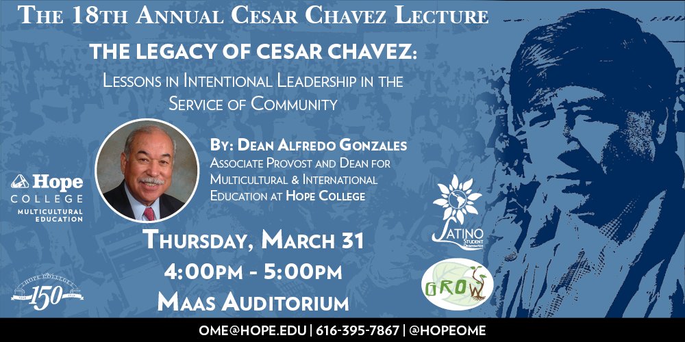 HopeDiversity's tweet image. Excited to have Dean Alfredo Gonzales as our keynote speaker at this year's Cesar Chavez lecture.