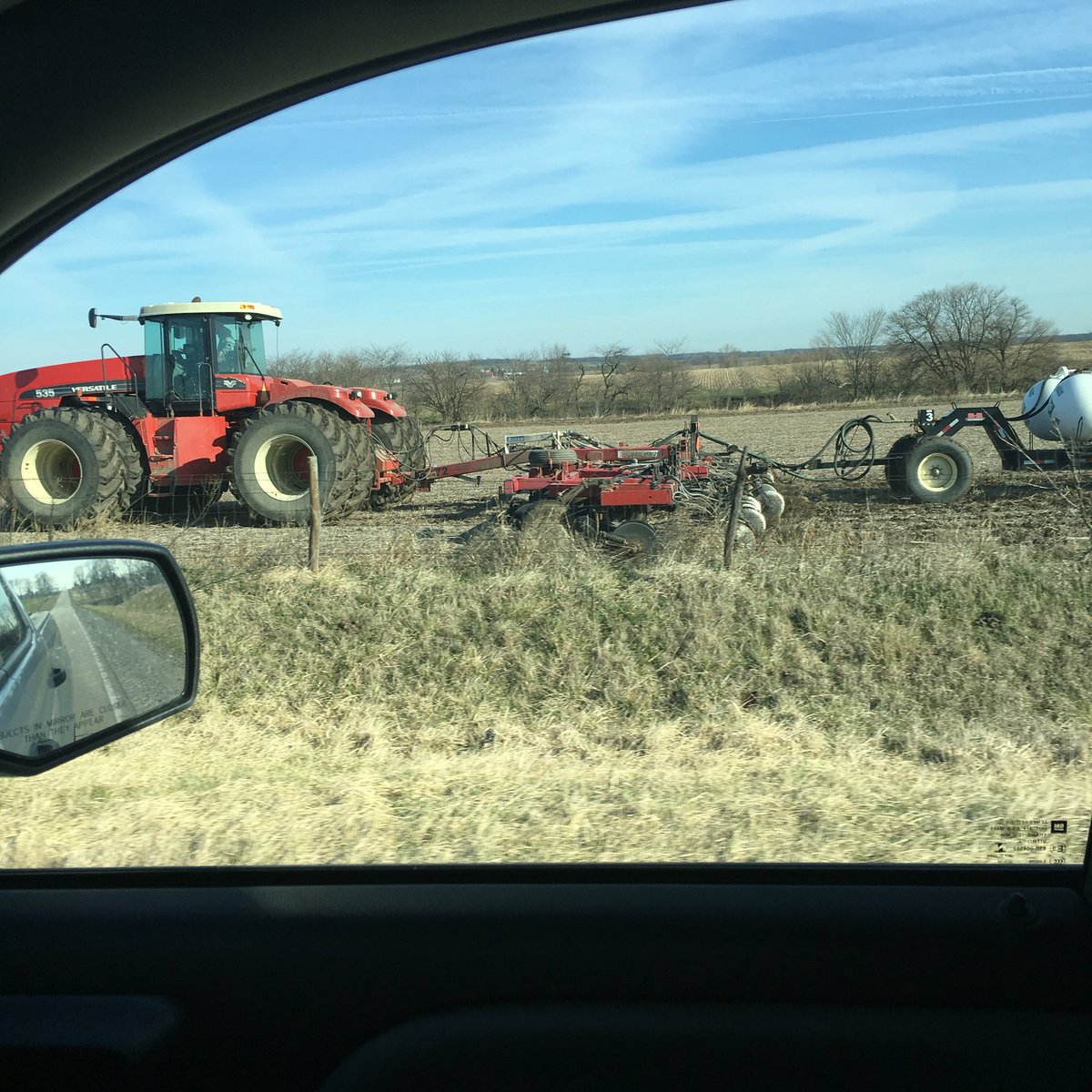 Getting after it today already in Henderson County.