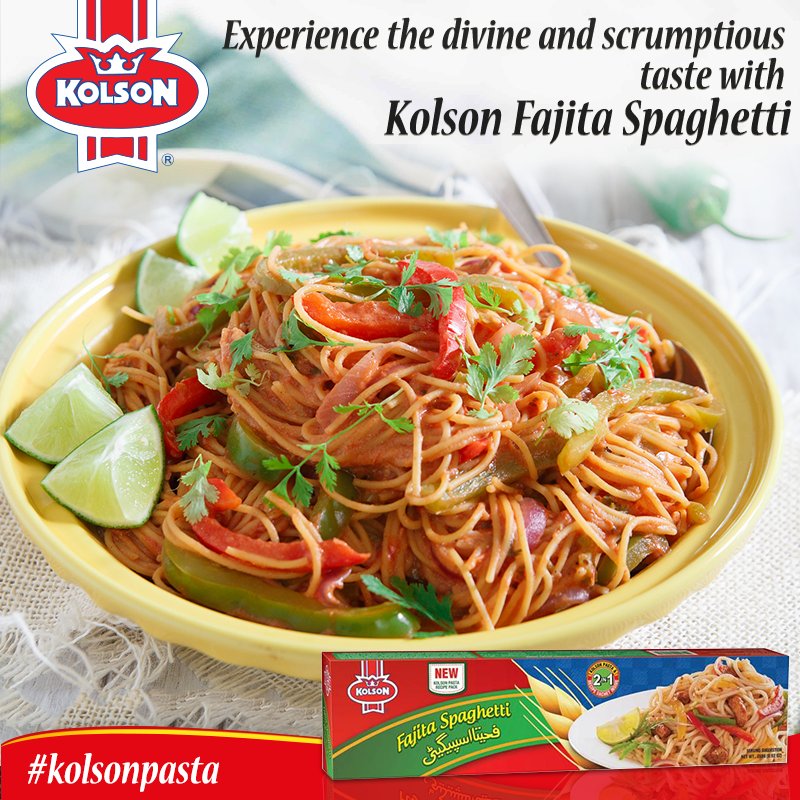 Kolson_Pasta's tweet photo. Experience the divine and scrumptious taste with Kolson Fajita Spaghetti
#Kolsonpasta #Simplydelicious #Foodie https://t.co/25TwjPx02V