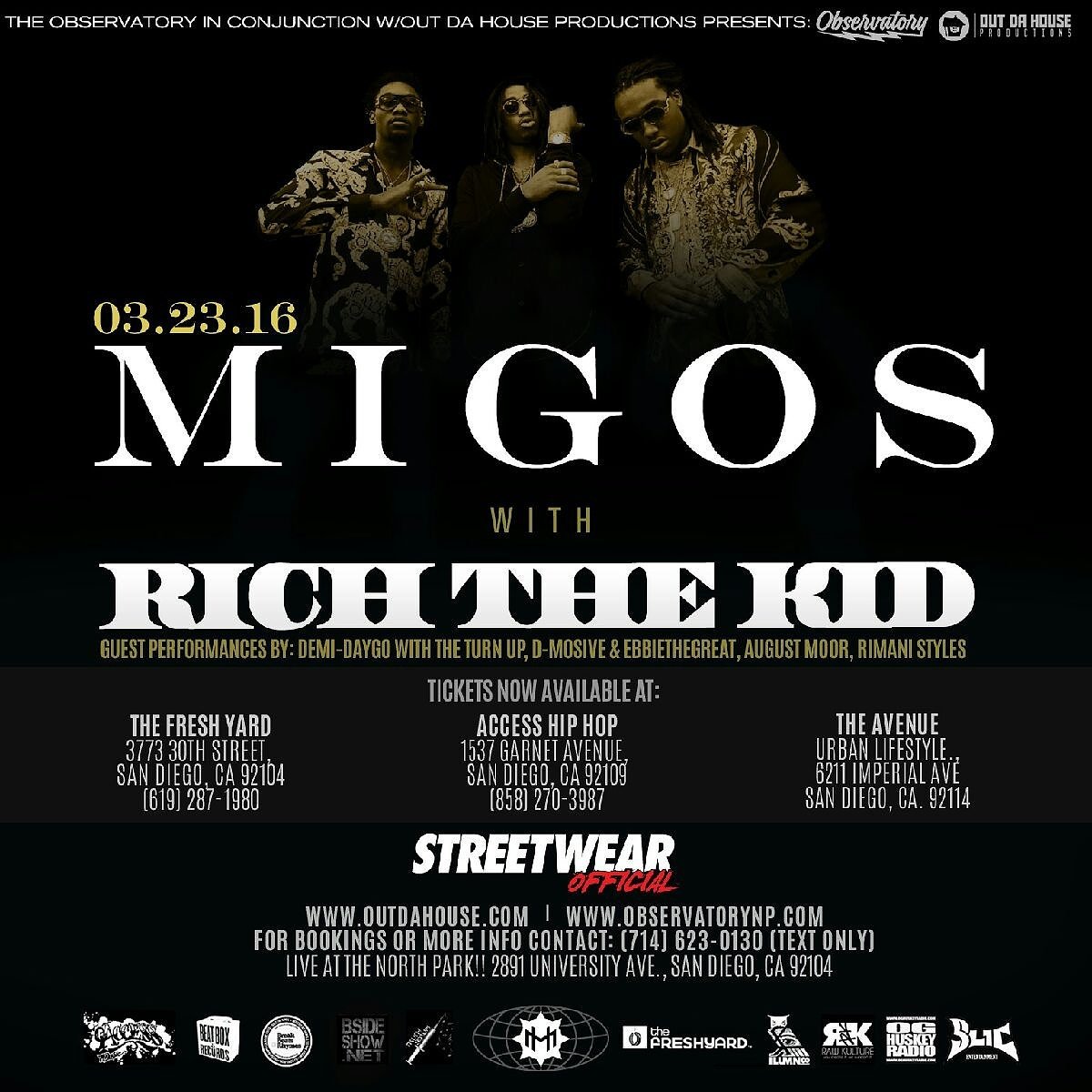 Dmosive's tweet photo. @Migos  @IAmRichTheKid  @EBBIEtheGreat  @TrusB @Dmosive  Wednesday we turning up https://t.co/dPSOCrsR96