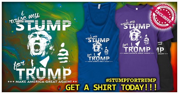 ONE DAY LEFT. Get a  Donald Trump Campaign Shirt NOW! VERY AFFORDABLE teespring.com/stumpfortrump2…