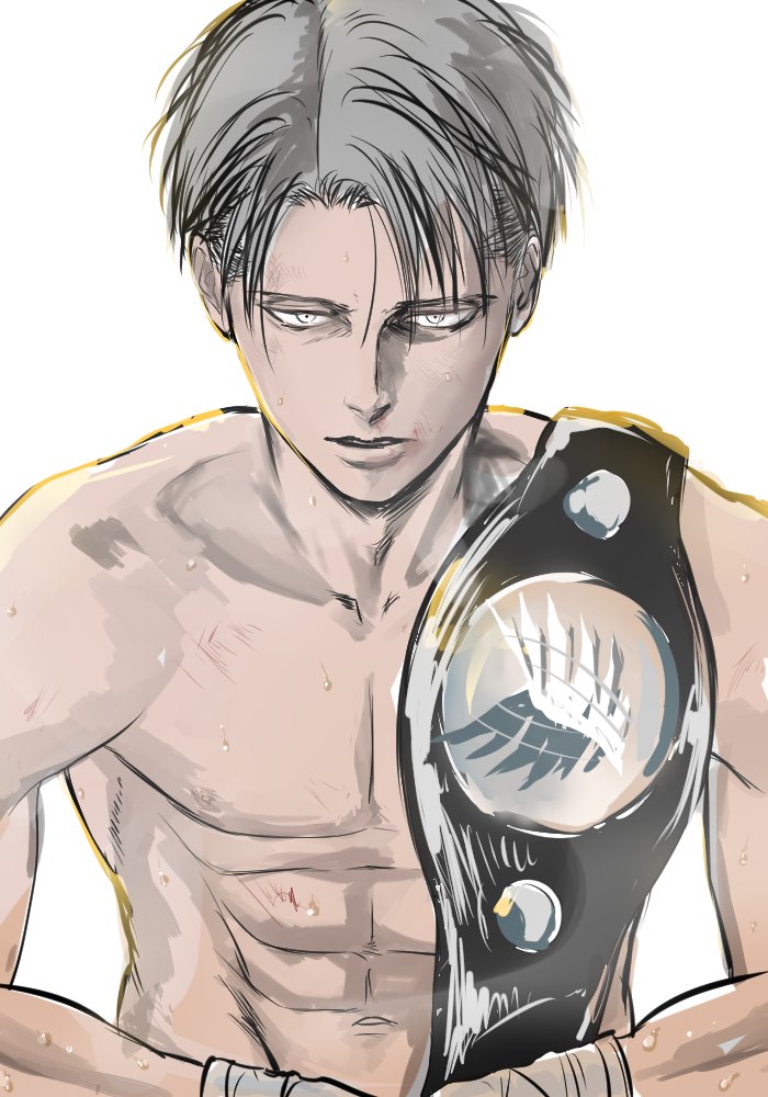 「#リヴァイ版深夜の真剣お絵描き60分1本勝負 
【キング】 」|おて梨のイラスト