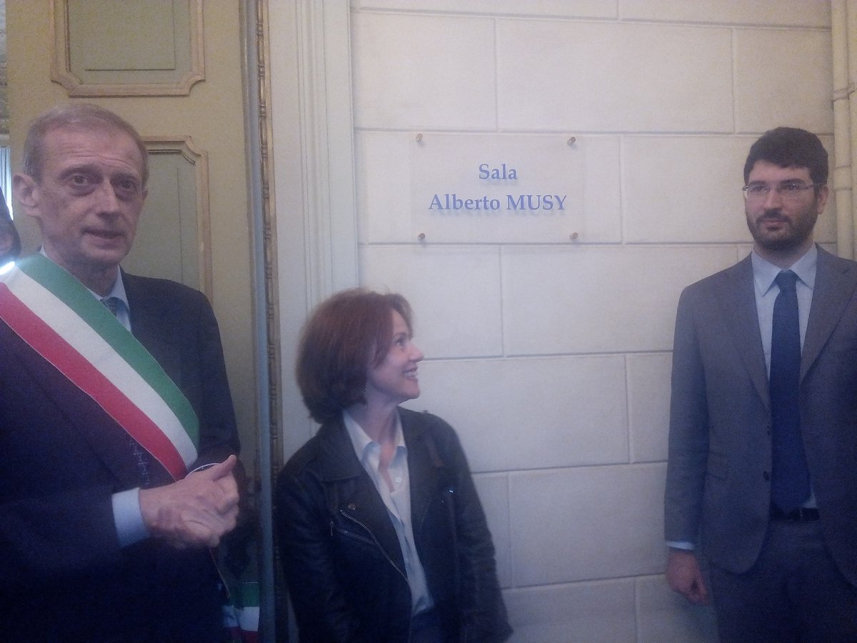 cittAgora's tweet photo. #salarossaTO Intitolata la Sala matrimoni di Palazzo Civico ad Alberto Musy. https://t.co/0QonzNHisT