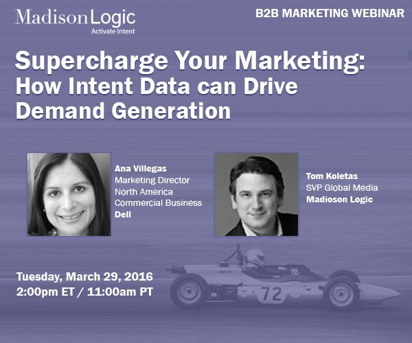 madisonlogic's tweet photo. Sign up to see how #intent #data can drive your #demandgen &amp; #b2b #marketing https://t.co/tR8JSifJy3 #mlwebinar https://t.co/fC7jtXwAJZ
