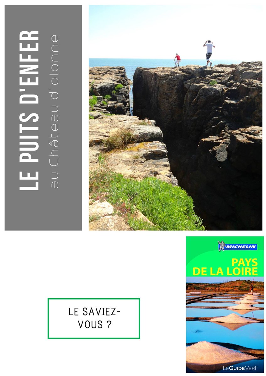 LSOAgglo's tweet photo. 28 nouveaux sites étoilés en #Vendée dont le site naturel LE PUITS D'ENFER au #ChâteaudOlonne #GuidesVerts #Michelin https://t.co/Q8xRrJ4GlM