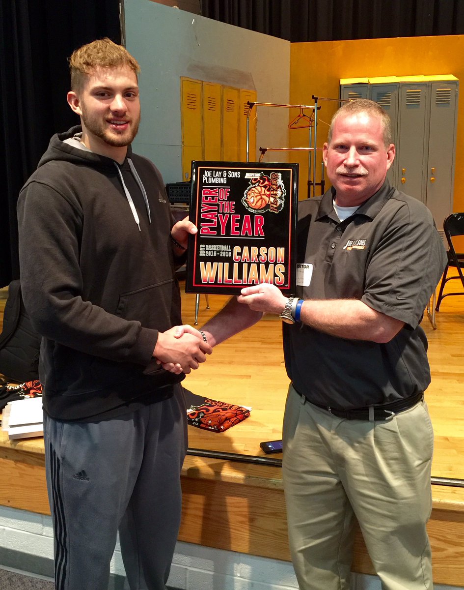 Congrats to Carson Williams for winning the Joe Lay &amp; Son Plumbing KY Boys Basketball State Player of the Year Award