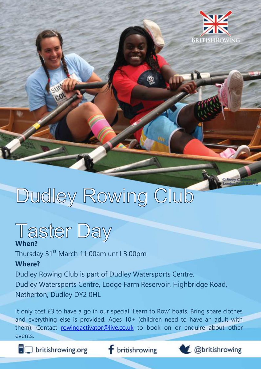 DudleyRowing's tweet photo. @ExpressandStar Just another idea for something to do. #letsgetrowing #Easter https://t.co/37kGOeIRHw
