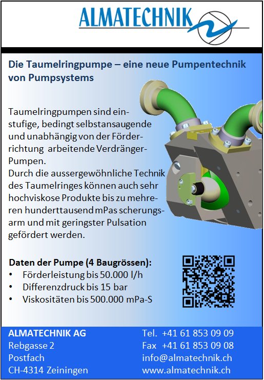 Die Taumelringpumpe - eine neue Pumpentechnik