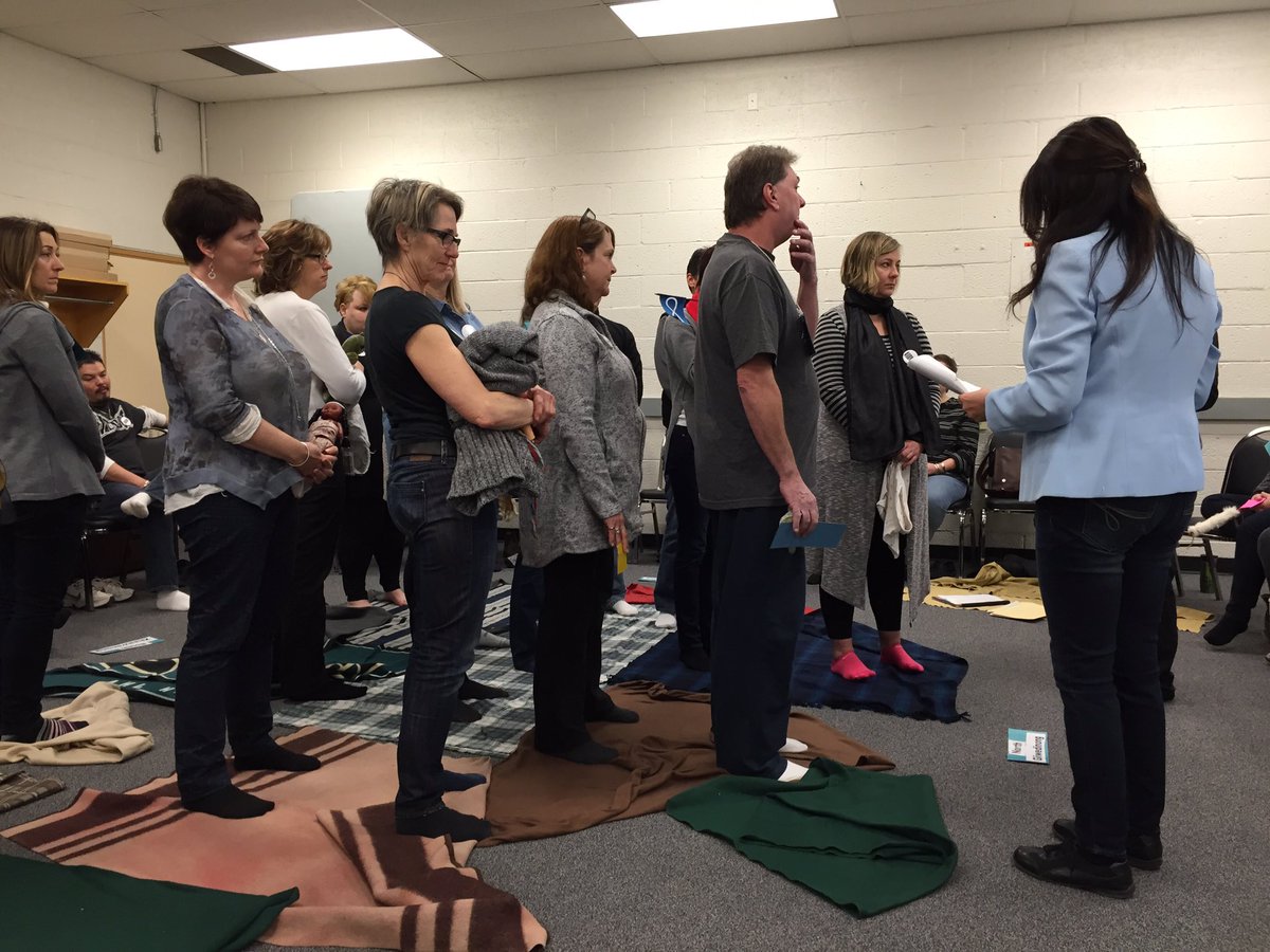 dzoochkan's tweet photo. Thanks to WSD AbEd team for leading Interdivisional Student Services with Blanket Exercise #WinnipegSD #MBEdchat https://t.co/8jnqsCEe7V