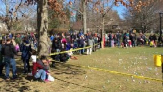 RotaryRidgfld's tweet photo. Egg Scramble was on Mar 19: 6,000 eggs; fun for all; 24th partnership year @RotaryRidgfld &amp; Rigdefield Parks &amp; Rec https://t.co/r0xJNjD0Ww