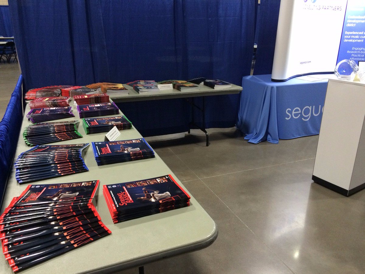 KjosMusic's tweet image. #WendyBarden setting up for the North Dakota MEA! Stop by @seguecp booth #StringBasics #MaximizingStudentPerformance