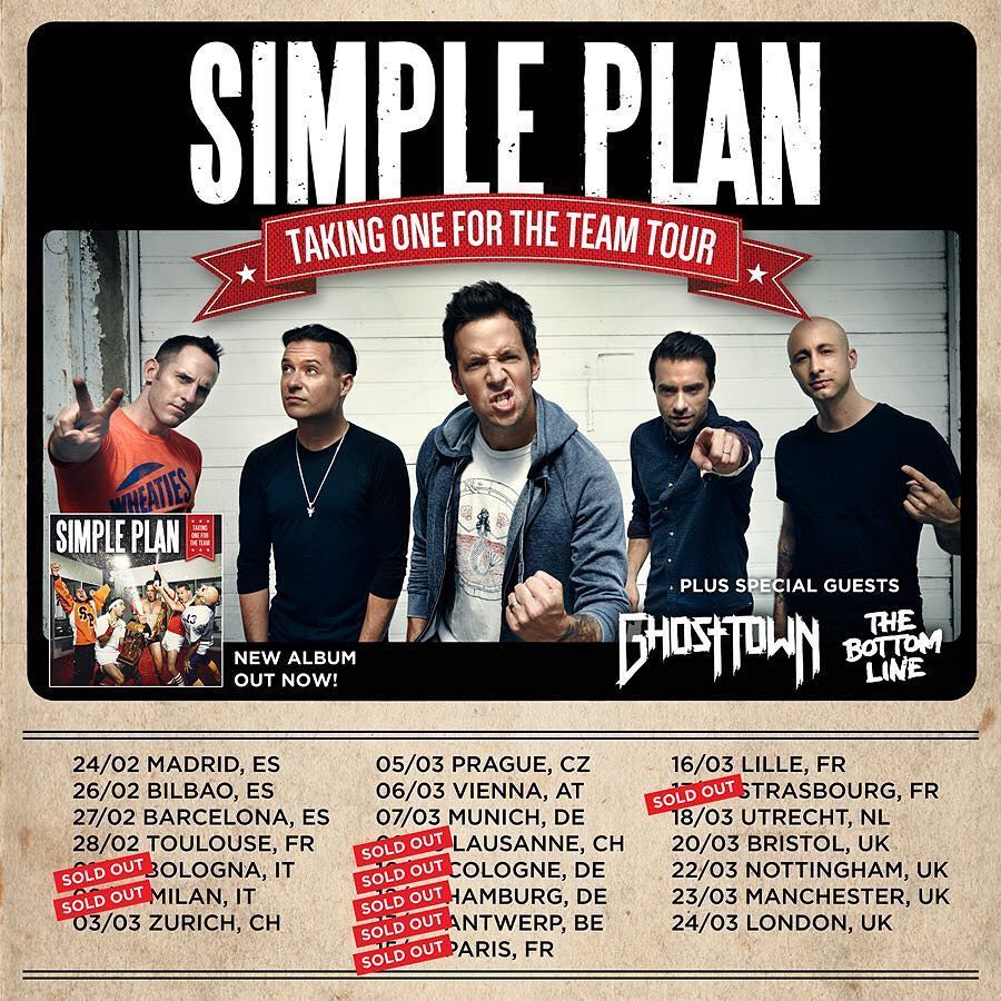 Rock_City_Notts's tweet photo. PUMPED for @simpleplan tomorrow night!! Still time to get tix via https://t.co/FEqvTXIvQr GO GO GO https://t.co/VTAfcqawTN