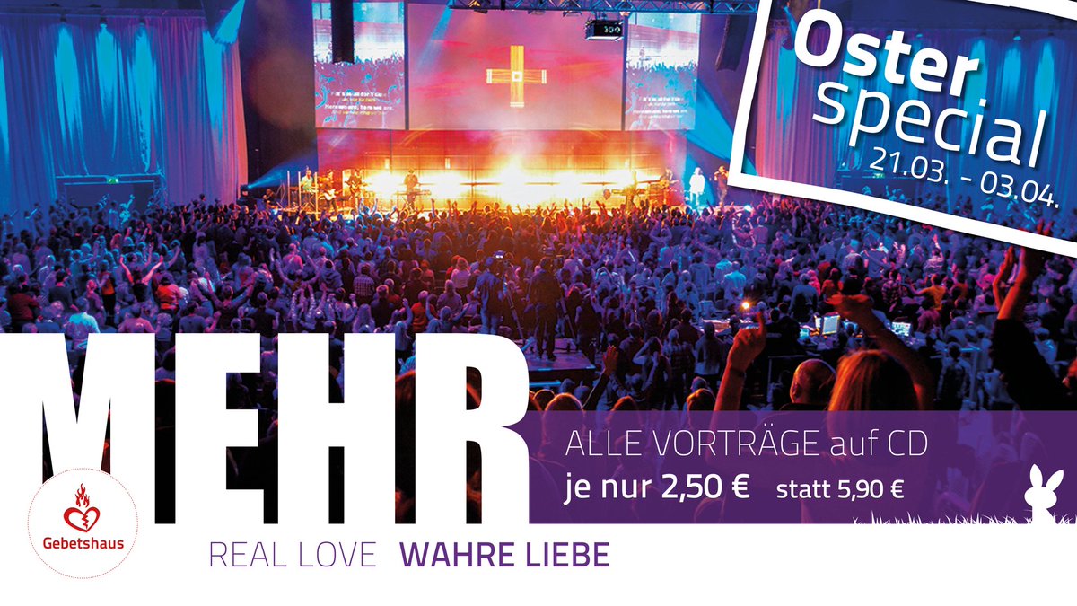Gebetshaus's tweet photo. Ab jetzt bis zum 03.04. könnt ihr die Vorträge der #MEHR2016 für nur 2,50€ auf CD erwerben!
https://t.co/ZLbImxI4gy https://t.co/H4FDmyw4vp