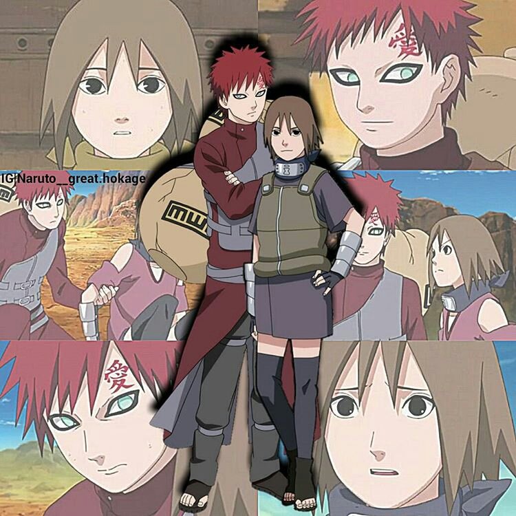 “Gaara &amp; matsuri ♡ 

#NARUTO #NarutoShippuden #...