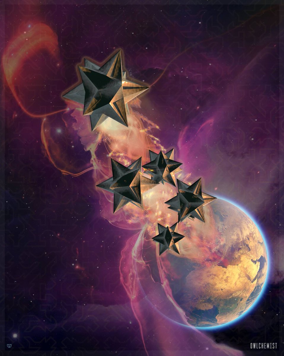 EMelazzo's tweet photo. Transcend - c4d & photoshop CC #geometric #photoshop #art #design #space #owlchemist https://t.co/1Uf7JIuuAE