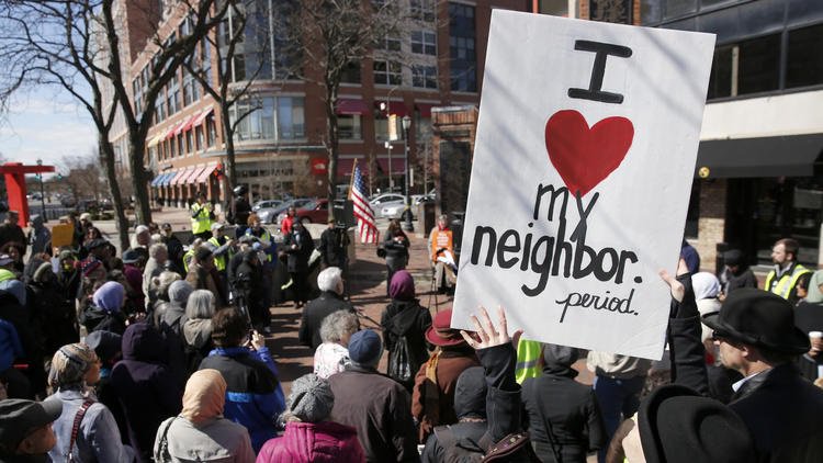 OpenCommNS's tweet photo. Angered by Trump's rhetoric, groups rally, launch poster campaign to #StandWithMuslims: https://t.co/IXNLS4LDiY https://t.co/PFgCCdjXjF