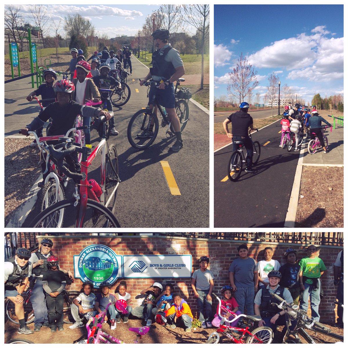 boys and girls club bike ride