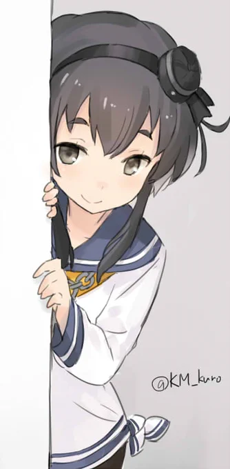 チラッっと時津風
#艦これ版深夜の真剣お絵描き60分一本勝負
#艦これ版真剣お絵描き60分一本勝負_20160321 