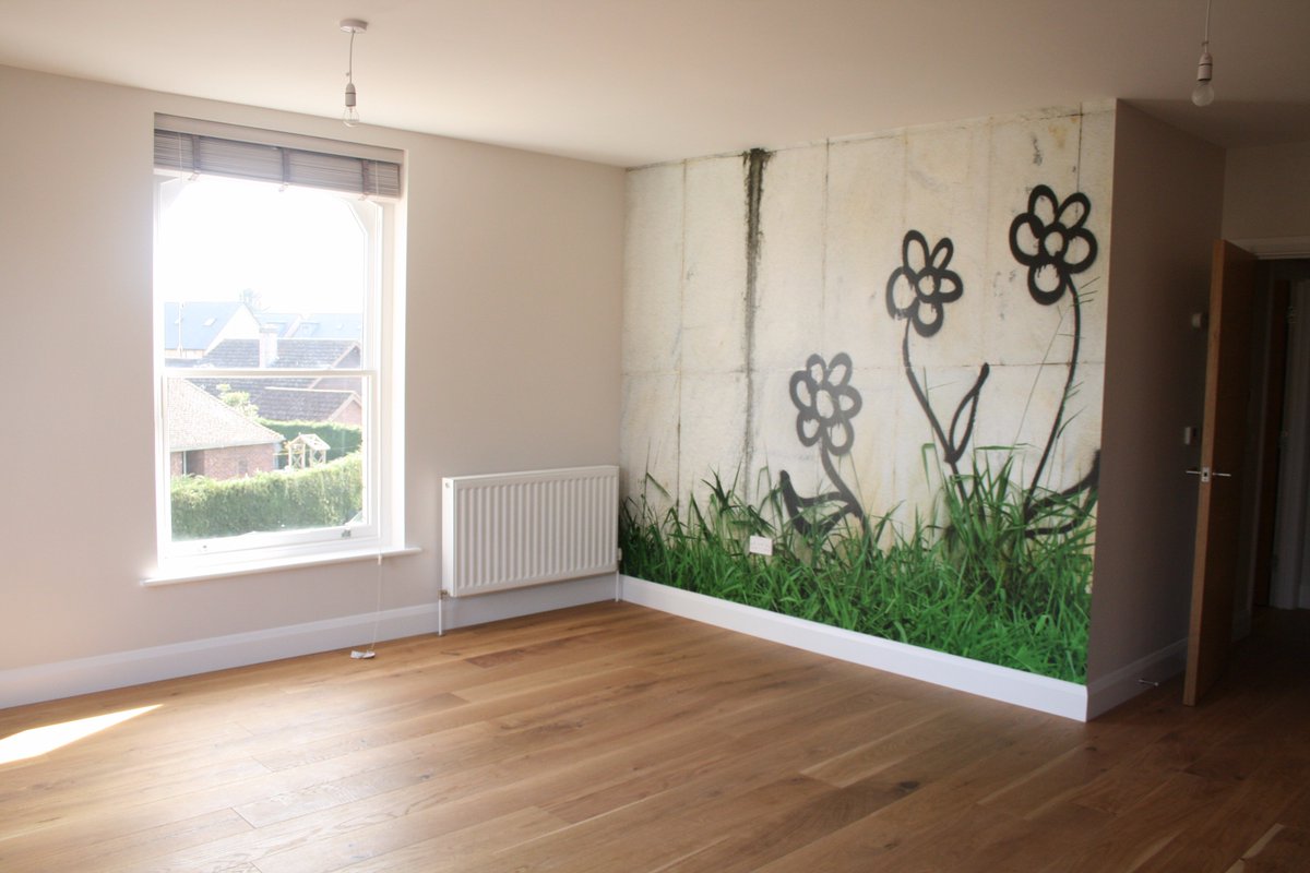 YWLettings's tweet photo. One of the feature walls in a one bedroom apartment https://t.co/dRz67YOEUl