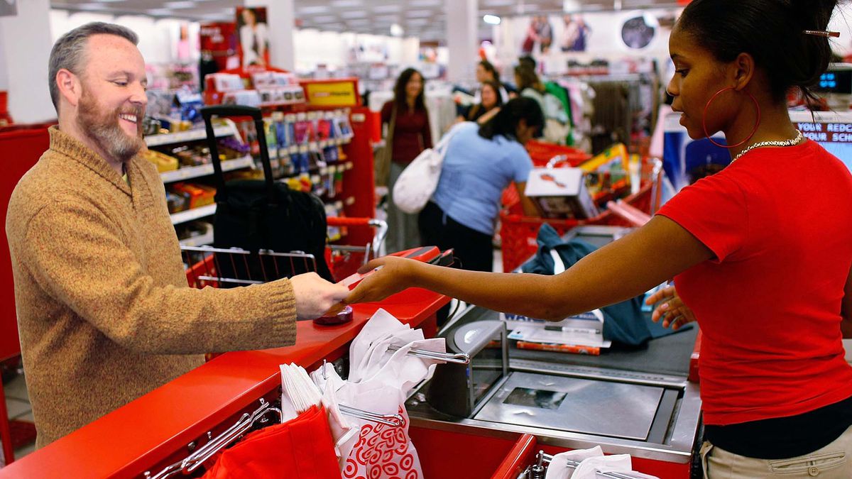 TheOnion's tweet photo. Man Basks In Triumphant Glory After Purchases Line Up To Exact Value Of Gift Card https://t.co/hc3p4UvftV https://t.co/WUW4OQuKME