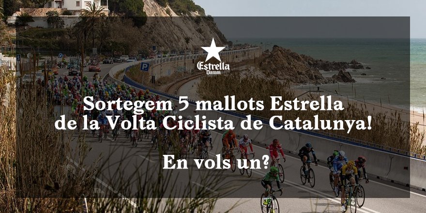 Vols pedalar com un autèntic professional? Fes RT + follow i aconsegueix un dels 5 mallots oficials que sortegem! 🚴🏆