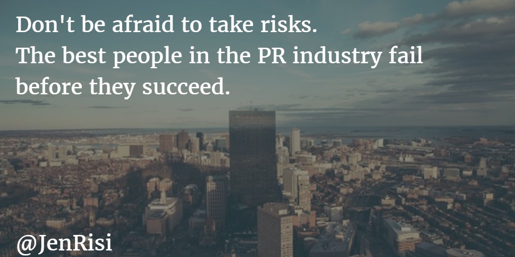 JenRisi's tweet photo. #MondayMotivation "Don't be afraid to take risks. The best people fail before they succeed." https://t.co/xjaW85yHGI