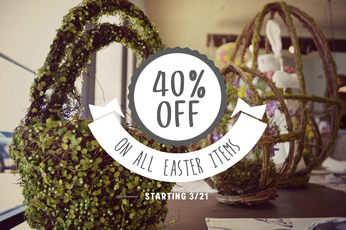 OohsandAahs's tweet photo. Staring today all our Easter items will be marked 40% OFF! https://t.co/WdMQfxdCpC