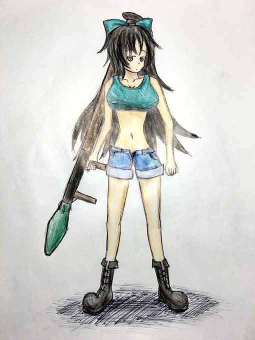 破壊力
 #深夜の真剣お絵描き60分一本勝負 