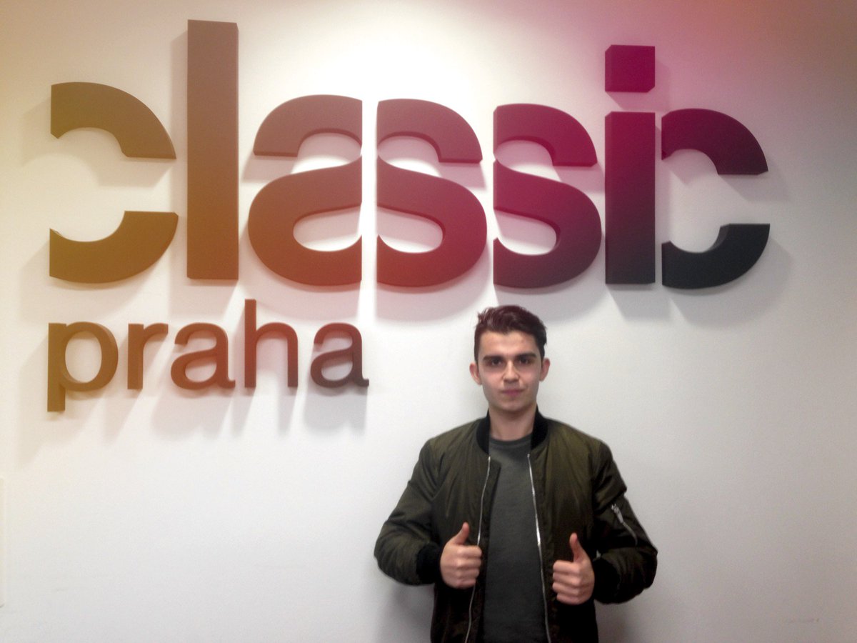 PrazskeJaro's tweet photo. #AndreasVarady first time in Prague! Interviews now, tomorrow a press conference. Be sure not miss his concert May30 https://t.co/xjrfb7P1Vo