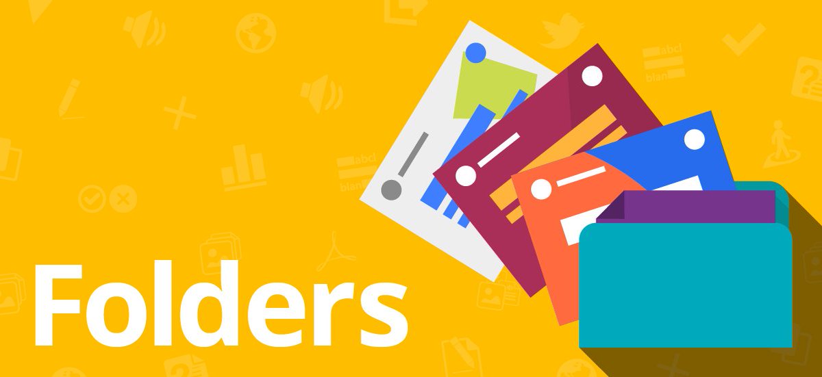 nearpod's tweet photo. We hope you are LOVING our newest feature- FOLDERS!  Now U can organize all your lessons! https://t.co/EE82pC4EKt https://t.co/PXKloaNXXW