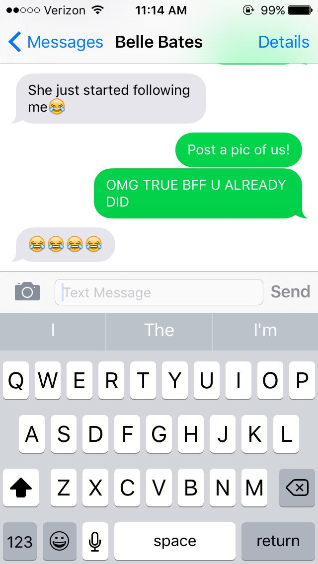 caitroach's tweet photo. True frands @belle_nicholee https://t.co/zYcPEWl4Rt