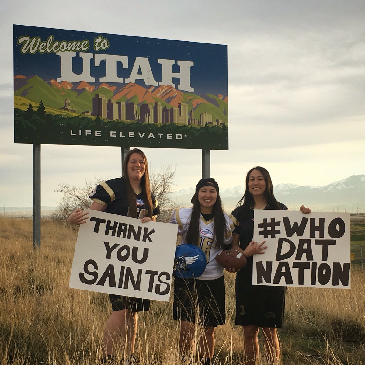 saraGmonies's tweet photo. Thank you @Saints & @usafootball for hosting #WWFG3 from the @UtahFalconz! Such an amazing experience! #WhoDatNation https://t.co/zCPbCTp2Lm