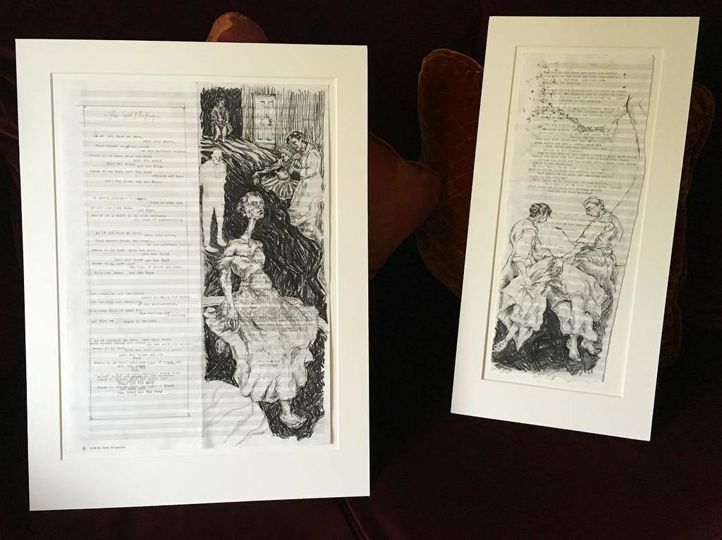 BlancheEllisArt's tweet photo. Mmmmmnn... Delicious book mounts. 
#bookmount #framing #stationaryjoy #artwork #blackpenci… https://t.co/vJ9BEbh4tU https://t.co/JDwq9mhwQw