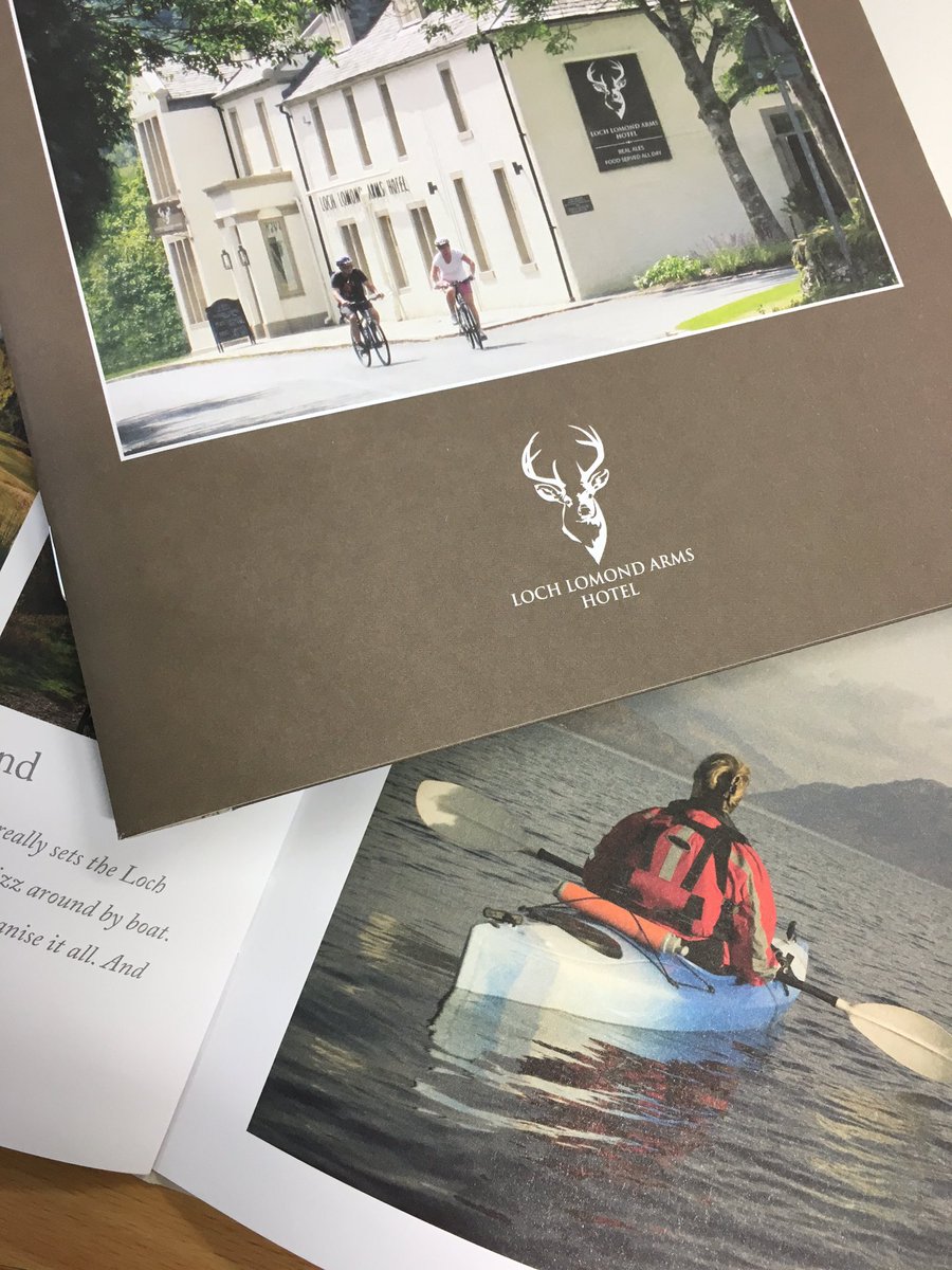 WolffeDesign's tweet photo. @LochLomondArms you are looking good. Literature designed by @WolffeDesign #teamwolffe @FabuLussLL https://t.co/1l2yFZILP1