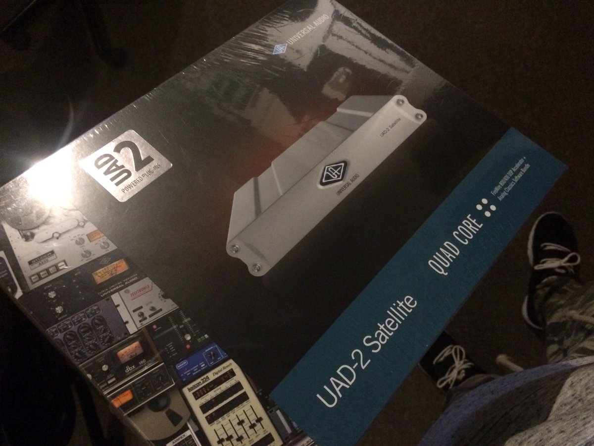 JCantorOfficial's tweet photo. New studio addition!! Welcoming the @UAudio  #UAD2 #QuadCore https://t.co/Tckdg7AvI0
