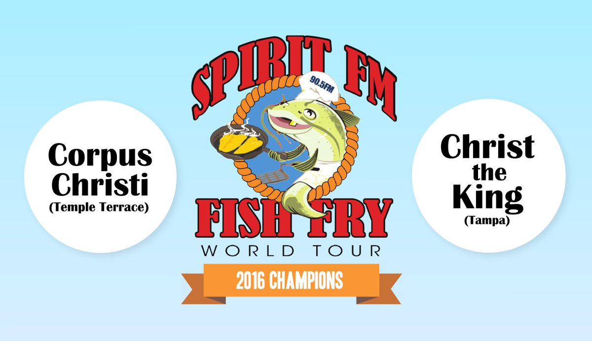 ItsMySpiritFM's tweet photo. Congratulations to our 2016 #FishFryWorldTour Champions!! Thanks to all the churches who participated!! :D https://t.co/XgWmLYMoIP