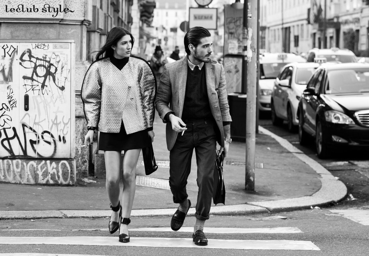 LeClubStyle's tweet photo. Giotto Calendoli &amp; Patricia Manfield: style evolution https://t.co/BXNoT7lvDN by #angelroblesrobles #streetstyle https://t.co/Gytao7hSKm